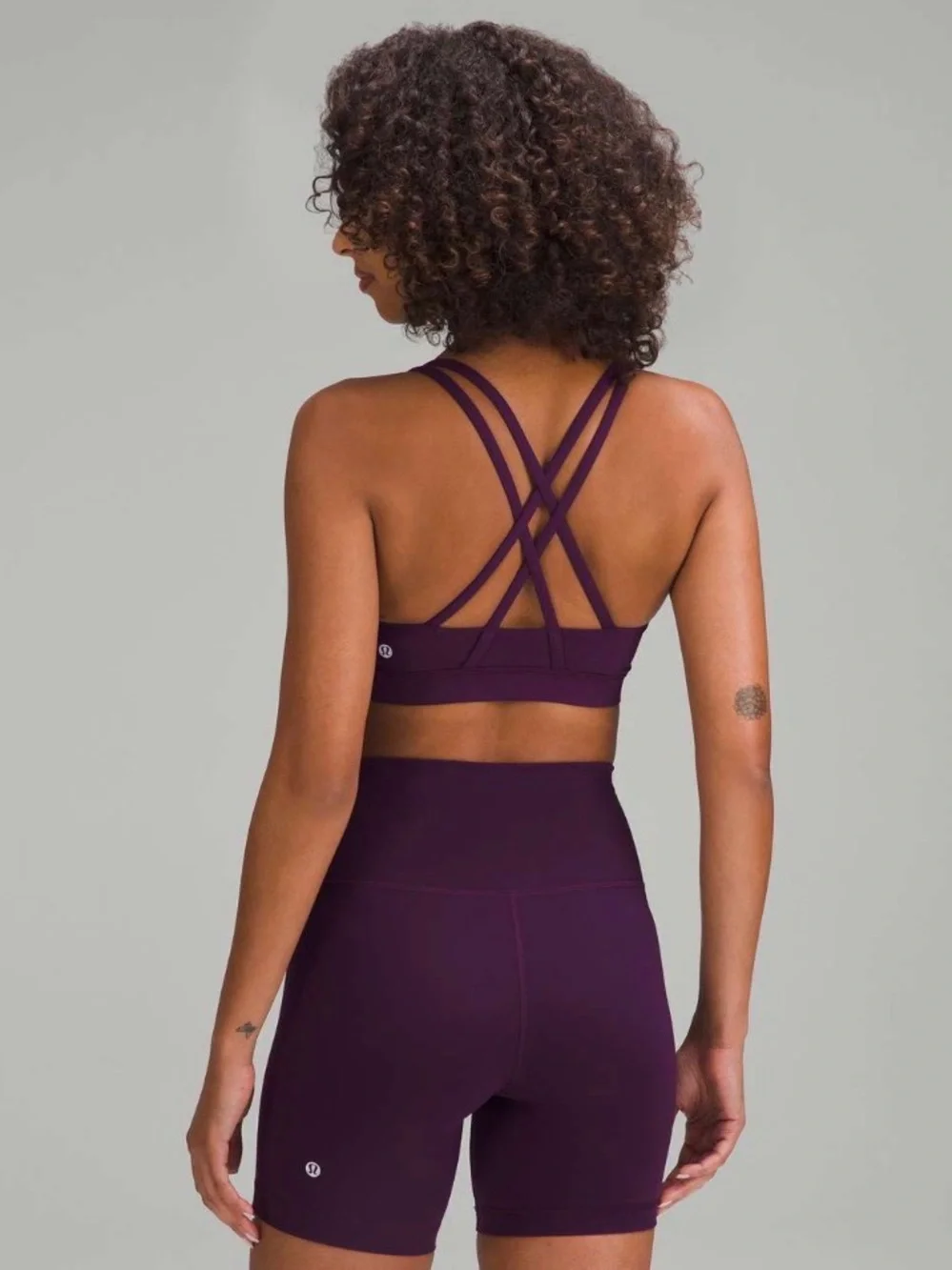 Lululemon Energy Bra *Medium Support, B–D Cups Dramatic Magenta (First Release)